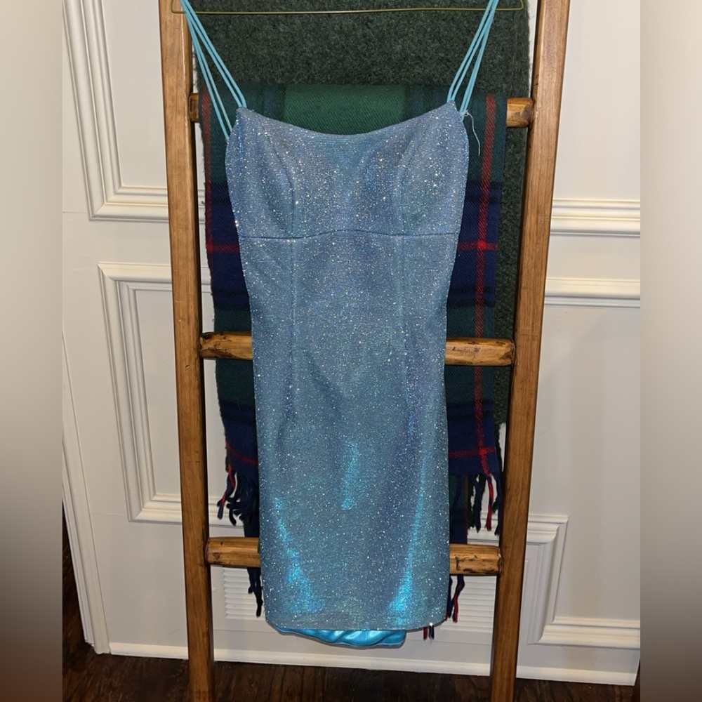 Blue Sherri Hill dress